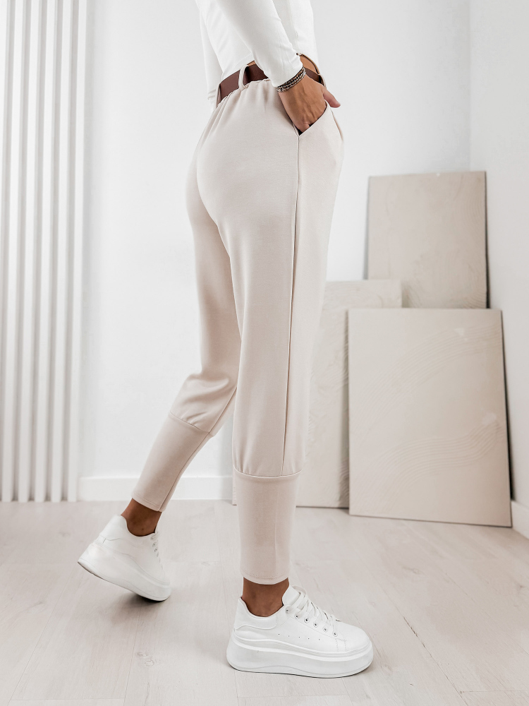 PANTALONI LEFT BEJ