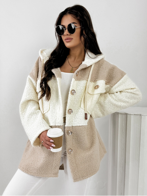 COAT BOUCLE RIZAL THREE