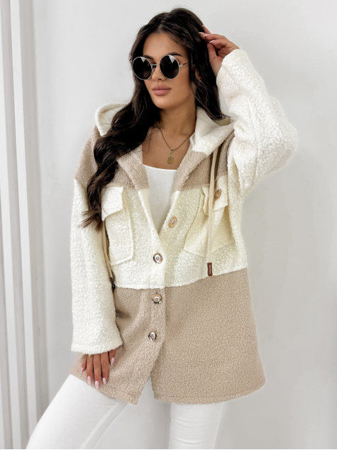 COAT BOUCLE RIZAL THREE