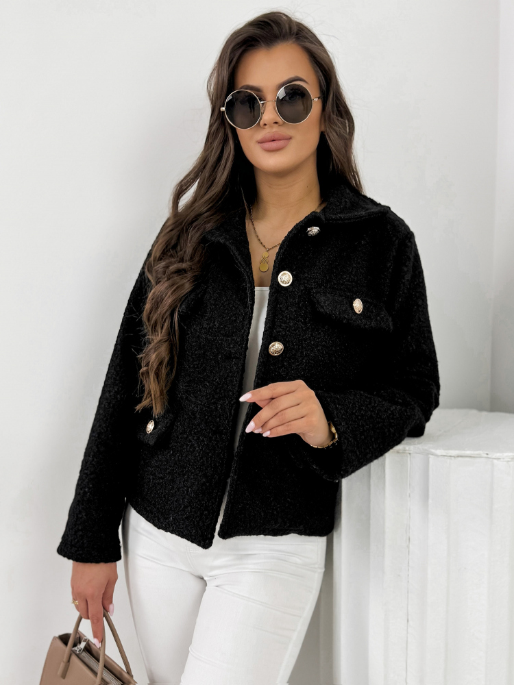 STRIUKĖ BOUCLE XAVIA JUODA