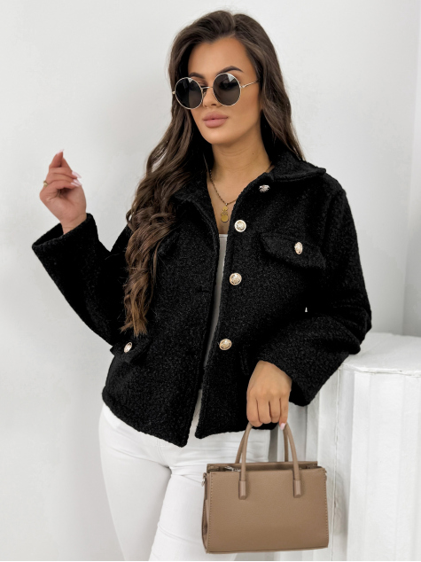 STRIUKĖ BOUCLE XAVIA JUODA