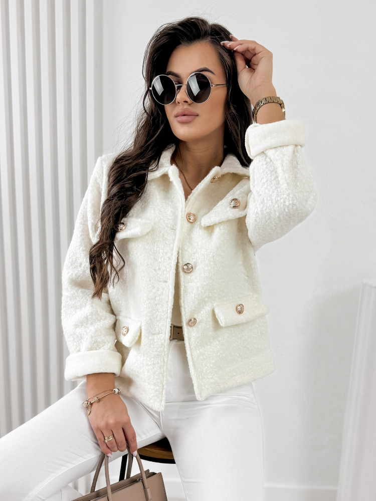 JACKET BOUCLE XAVIA ECRU