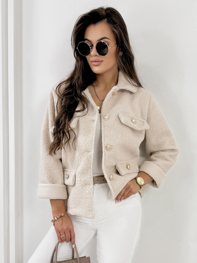 STRIUKĖ BOUCLE XAVIA SMĖLIO SPALVOS