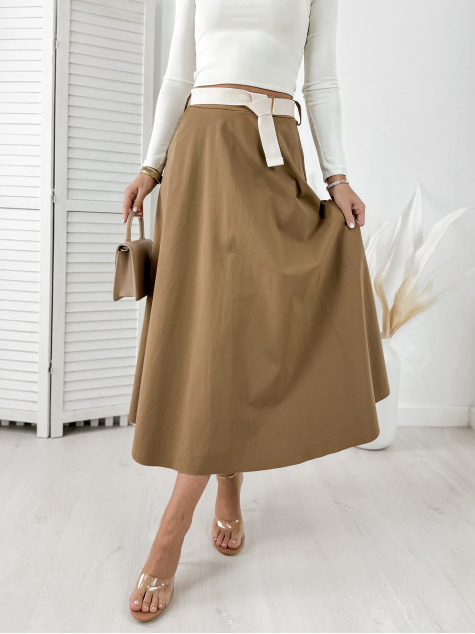 SKIRT LUMERA CARAMEL