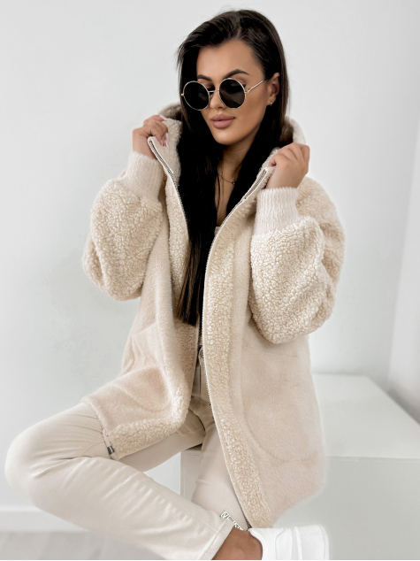MANTEAU ALPAKA DOREENS BEIGE