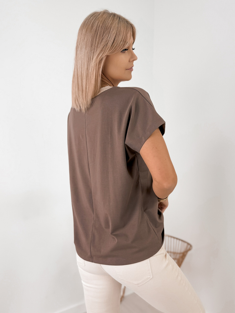 BLUSE BREANA BRAUNE