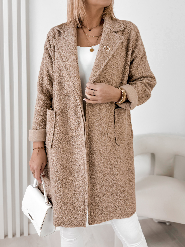 MANTEL BOUCLE MELINDA DUNKELBEIGER