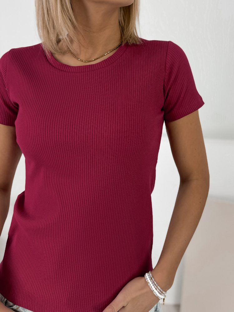 BLUSE AUBREY Bordeaux