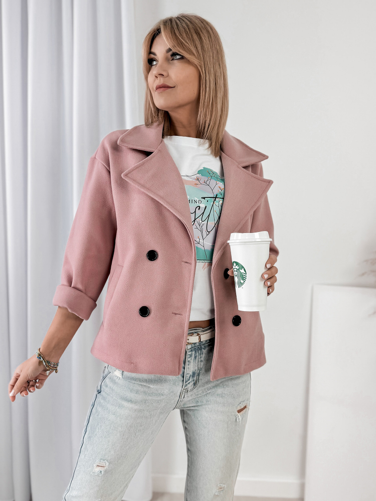 COAT NAYA POWDER PINK