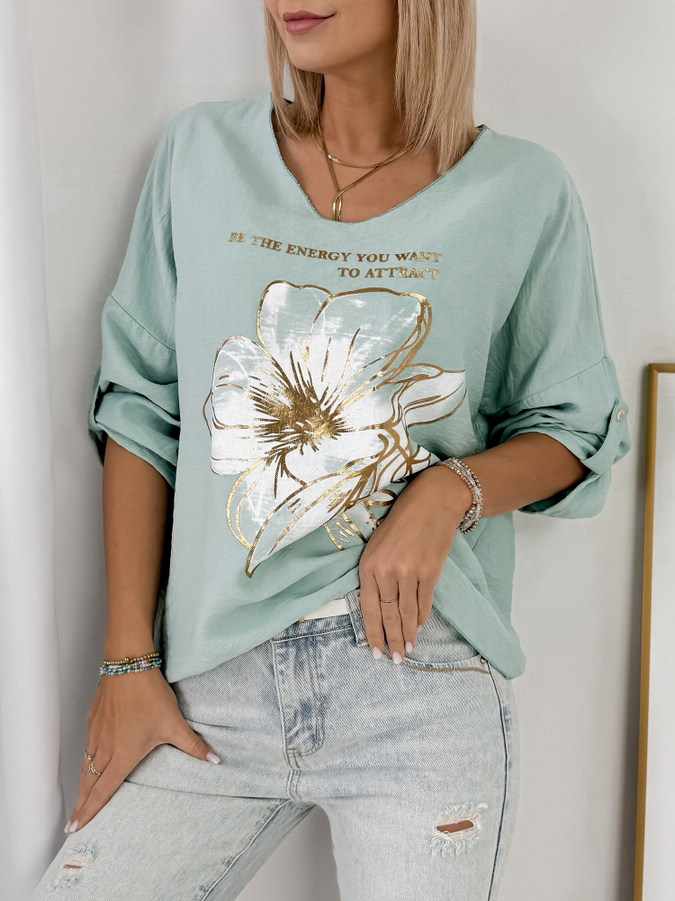 BLOUSE ZINZA MENTHE