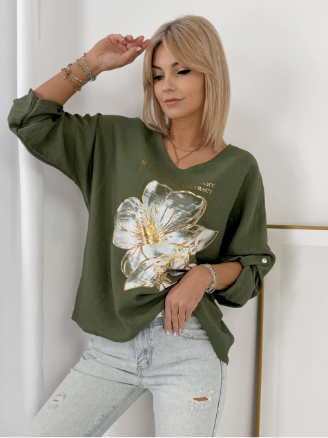 BLOUSE ZINZA KAKI