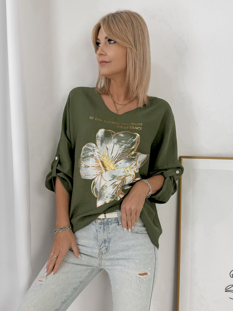 BLOUSE ZINZA KHAKI
