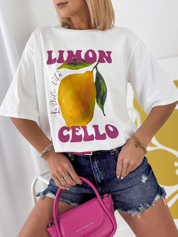 BLÚZKA LIMONES BIELA