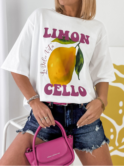 BLÚZKA LIMONES BIELA
