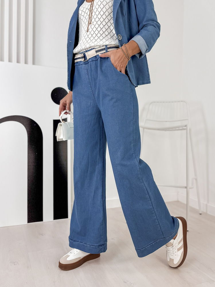 PANTALON JAMINNA BLEUET