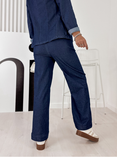 PANTALONI JAMINNA ALBASTRU INCHIS