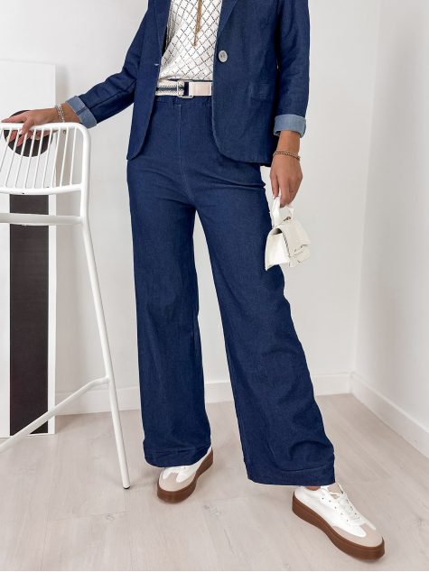 PANTALON JAMINNA BLEU FONCÉ