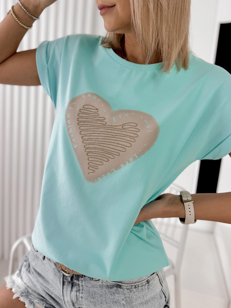 BLOUSE VENEKA MENTHE