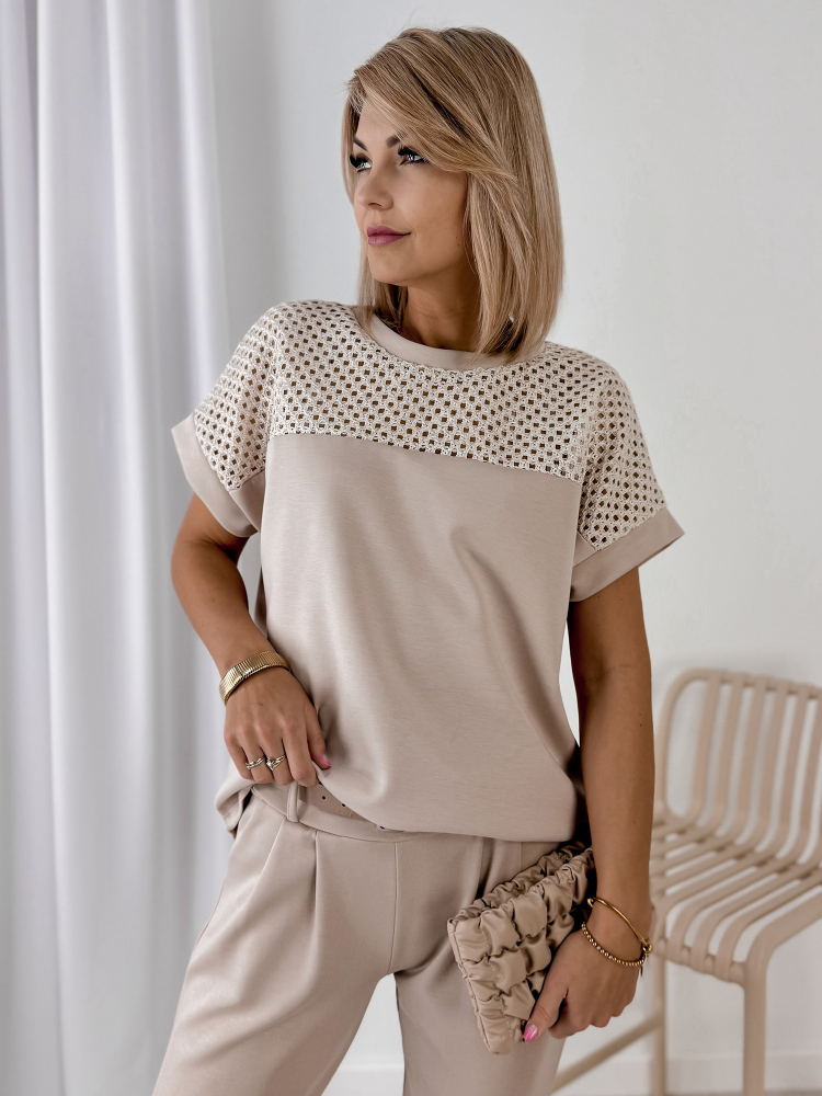 BLUSE MILARA BEIGE