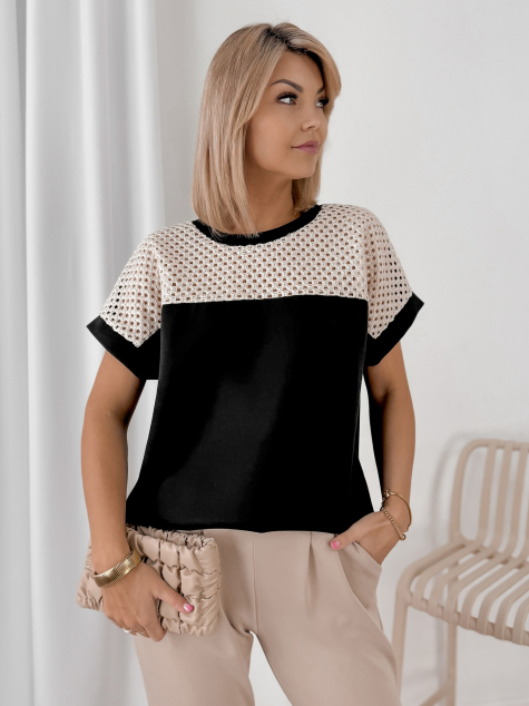 BLOUSE MILARA BLACK