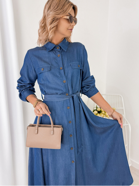 DRESS ARRELA DARK BLUE