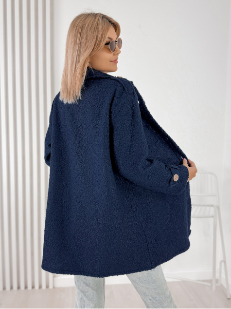 MANTEL BOUCLE ELINNA TUMESININE