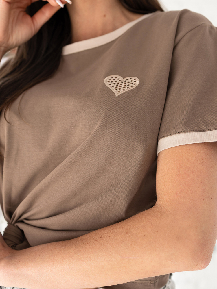 BLUSE FÉMININ BRAUNE