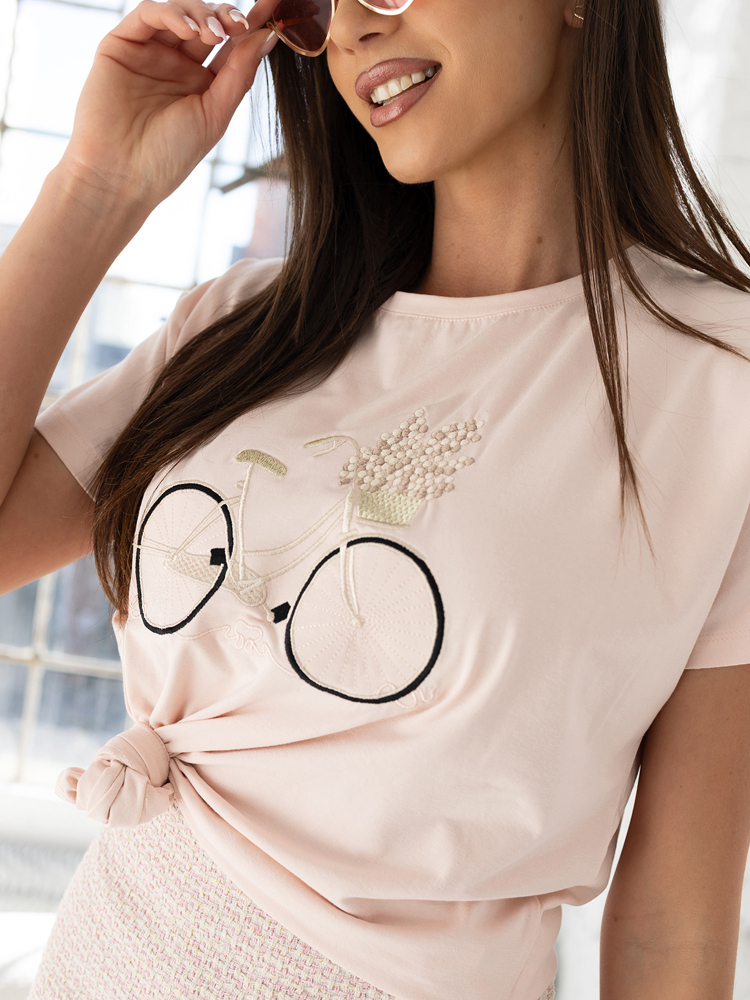 BLOUSE LUNARIA ROSE POUDRE