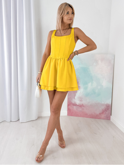 SUKNELĖ NATHAIE GELTONA