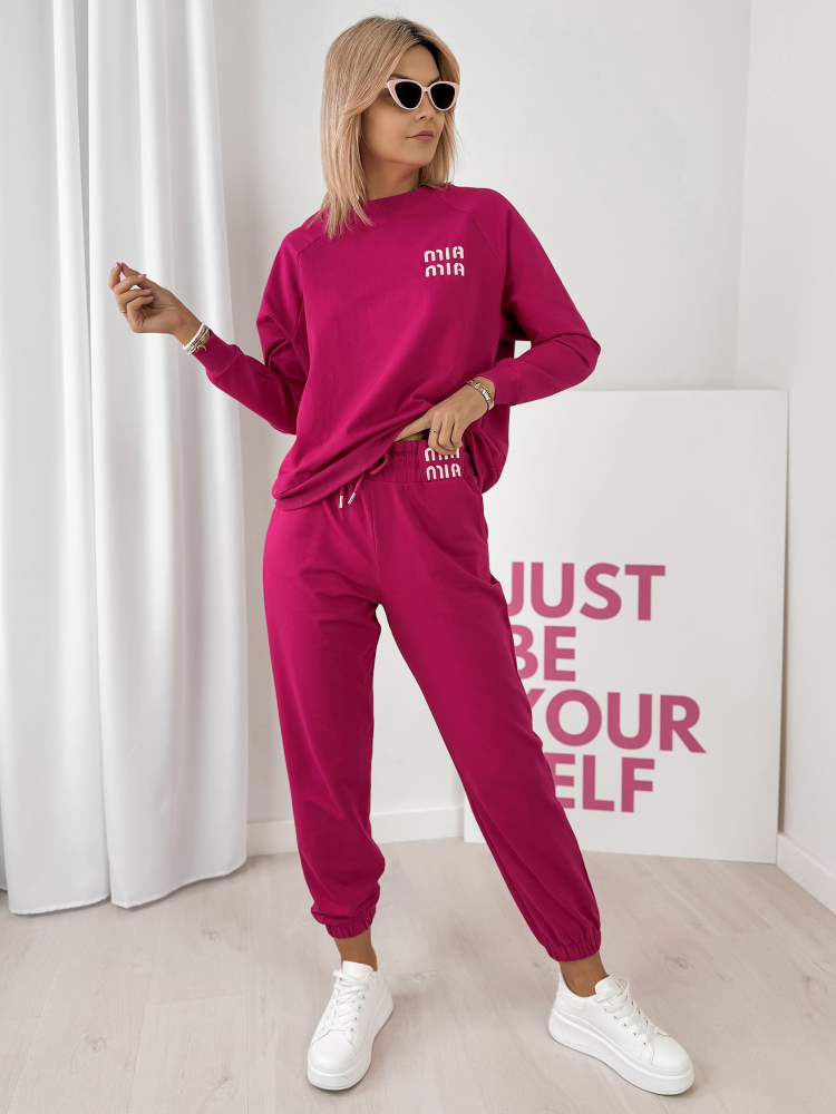 ENSEMBLE SURVÊTEMENT TOREVA ROSE FONCÉ