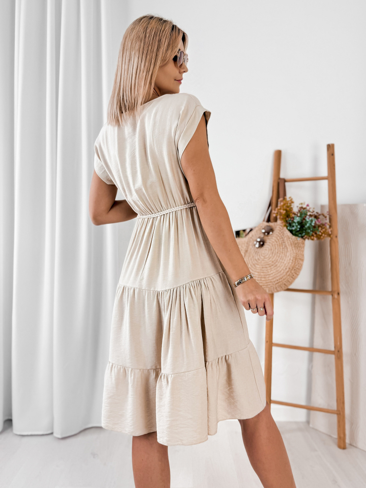 KLEID NUALA BEIGE