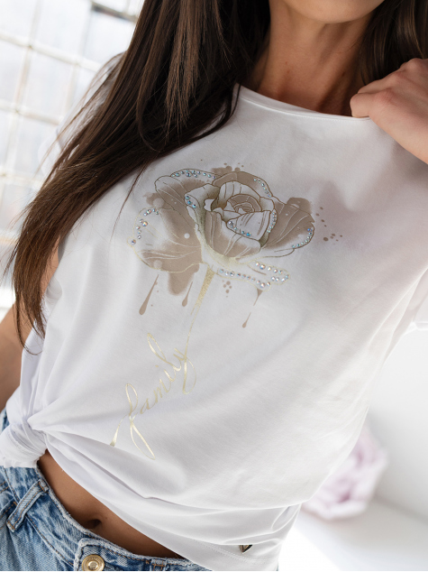 BLOUSE ZALON WHITE