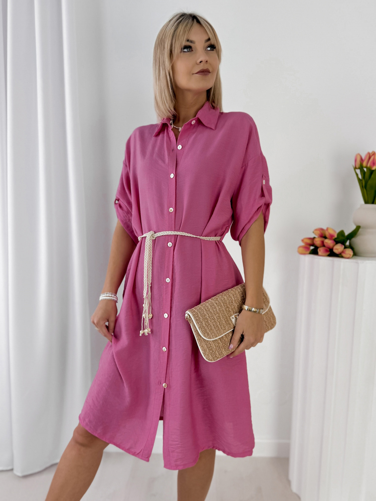 KLEID POULIA ROSA