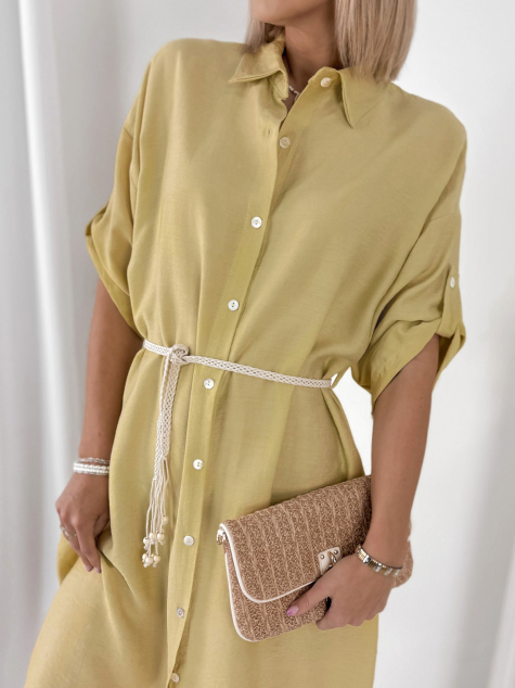 ROBE POULIA JAUNE