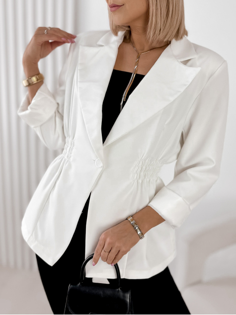 BLAZER LAINES ÉCRU