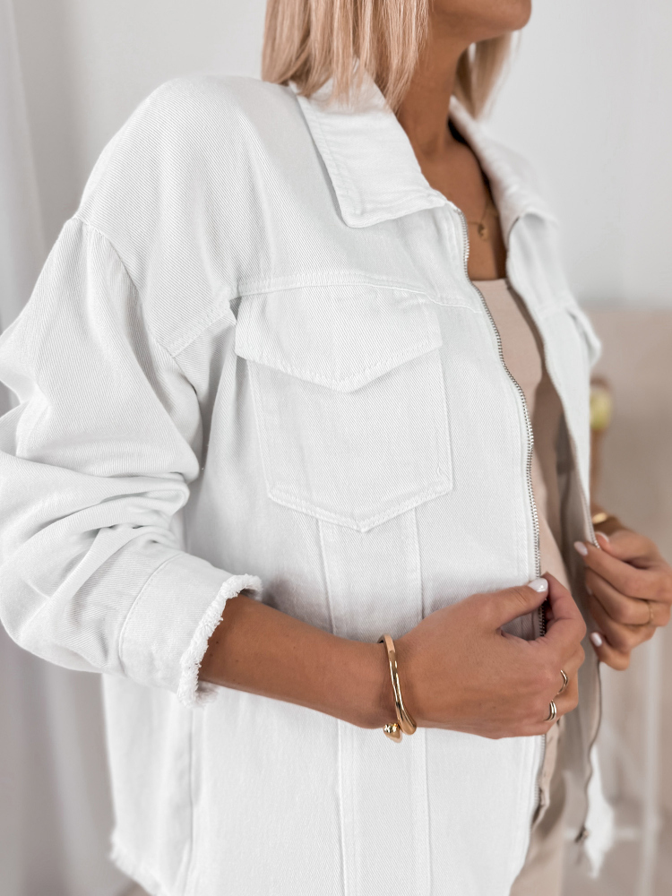 VESTE BERRA BLANC