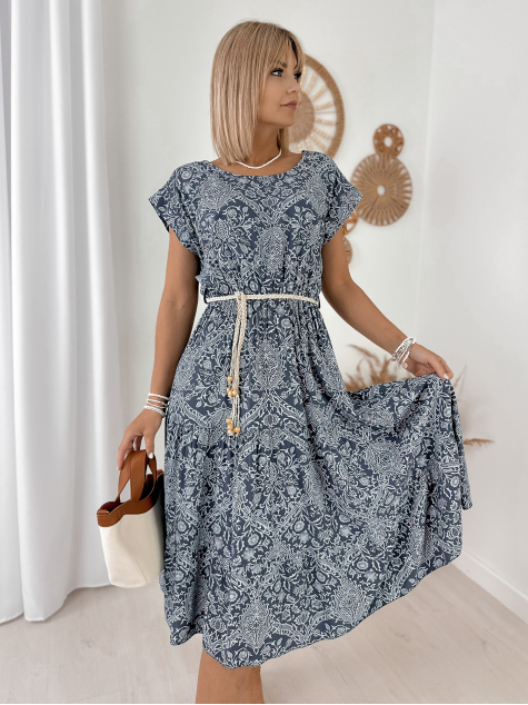 ROBE TIRANNA BLEU MARINE