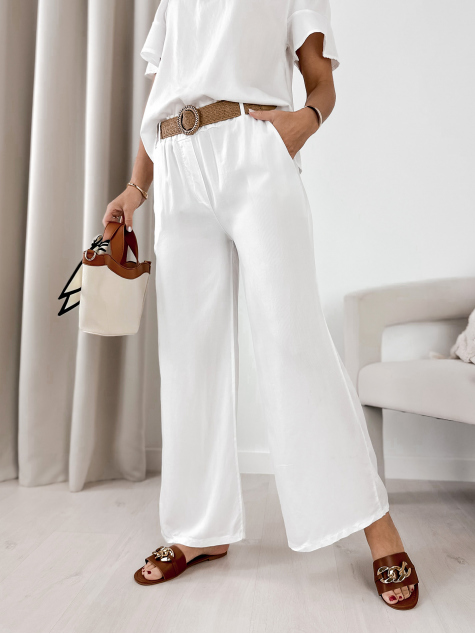 PANTALON ENESSA BLANC