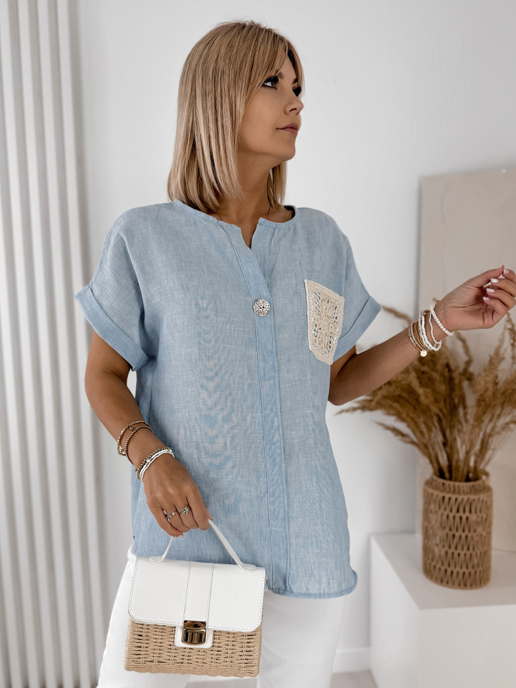 BLOUSE BLUE VALNIA
