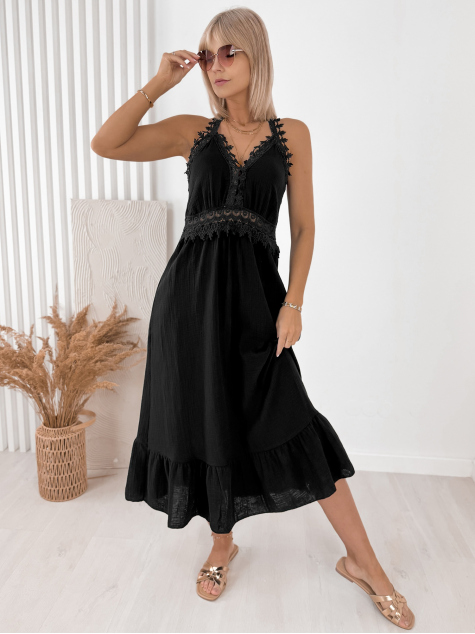 DRESS SARONE BLACK