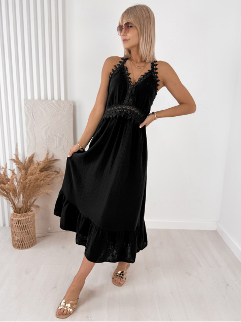 DRESS SARONE BLACK