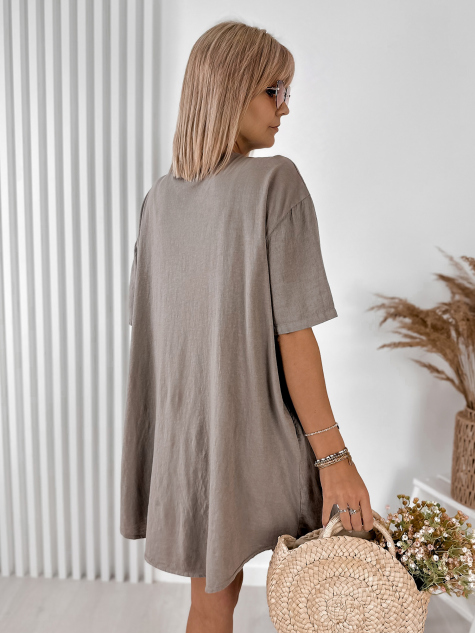 KLEID LUNARE DUNKELBEIGE
