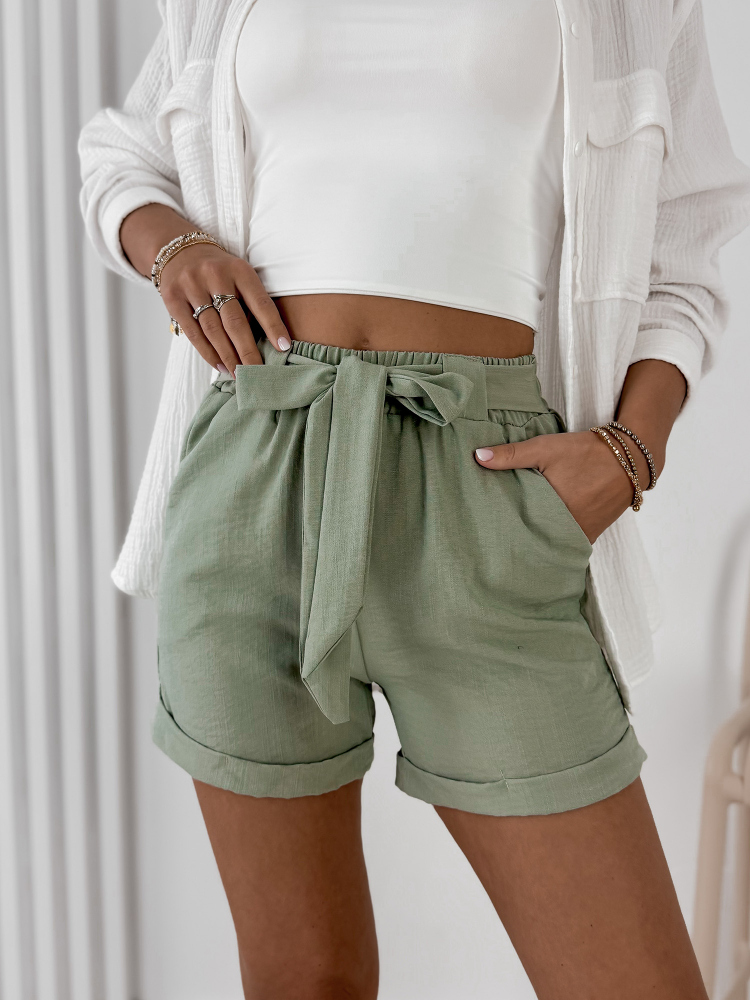 PANTALONI SCURTI ELVARI KHAKI