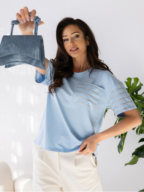 BLUZA AZERIA BLUE