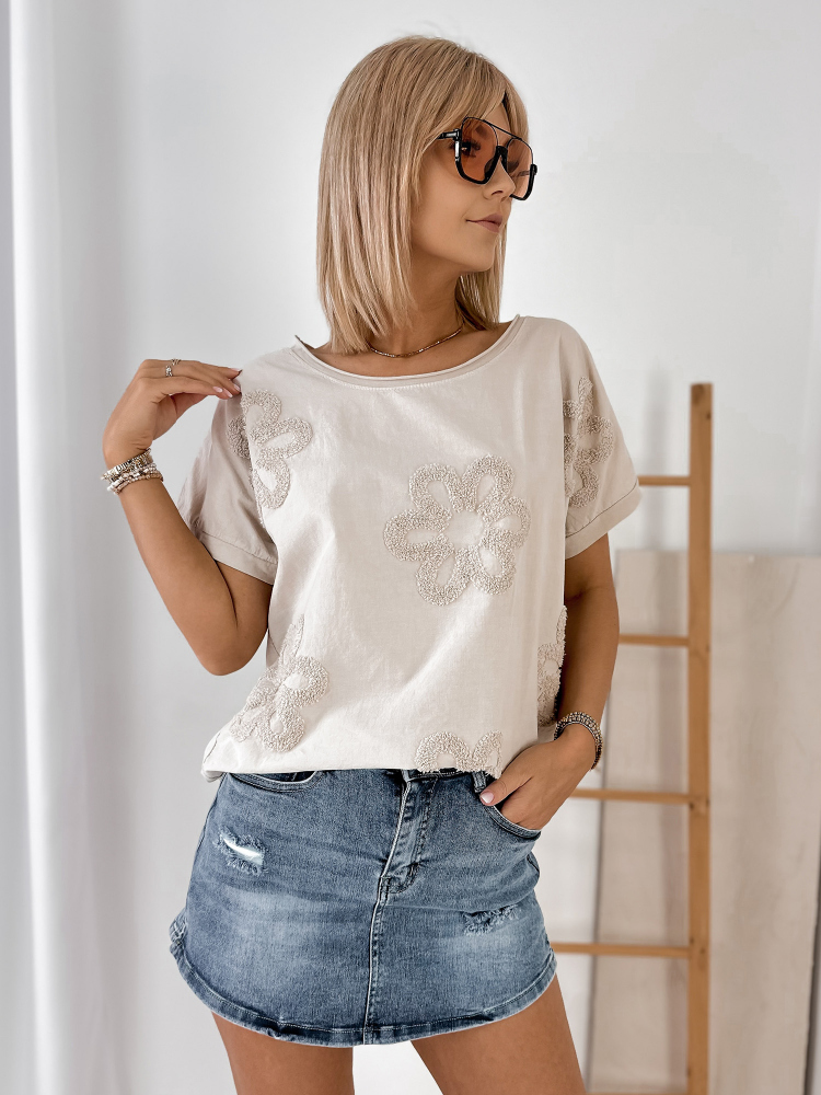 BLUSE TAMORIA BEIGE