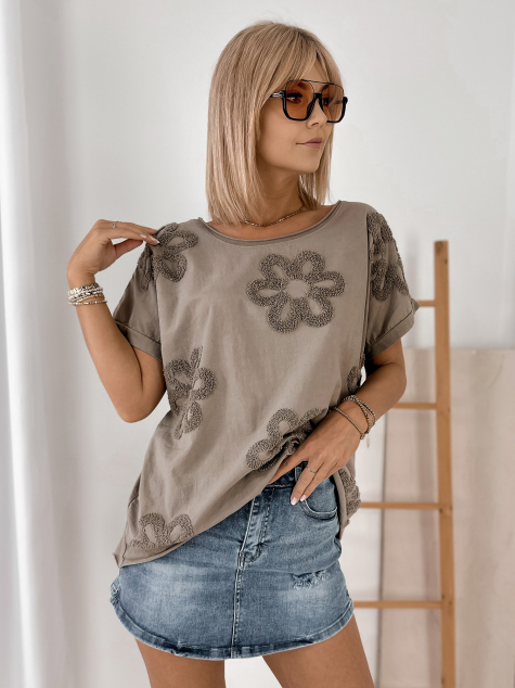 BLÚZKA TAMORIA TMAVOBÉŽOVÁ