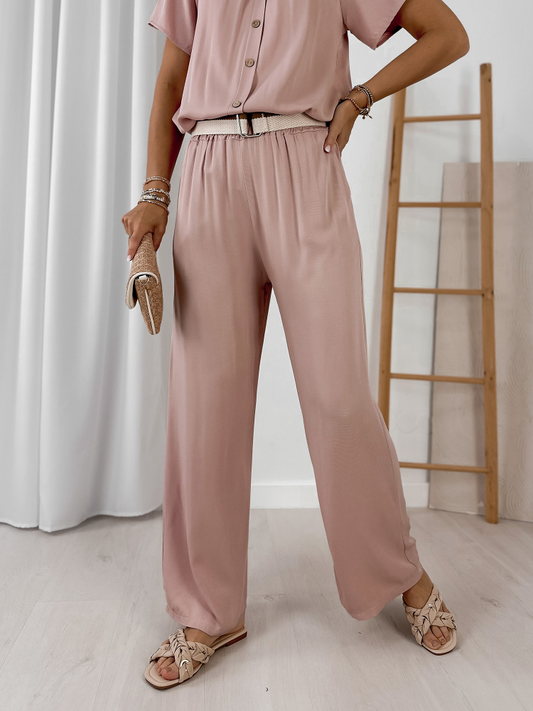 PANTALON KIRELLA ROSE POUDRE
