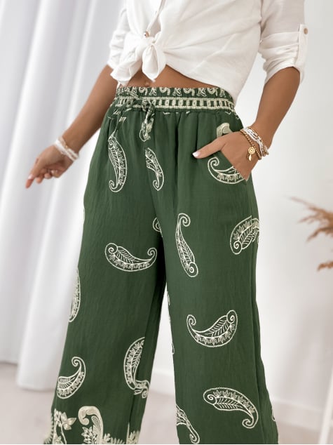 HOSE VELMIRA GRÜN