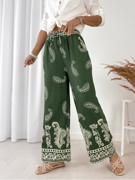 PANTS VELMIRA GREEN