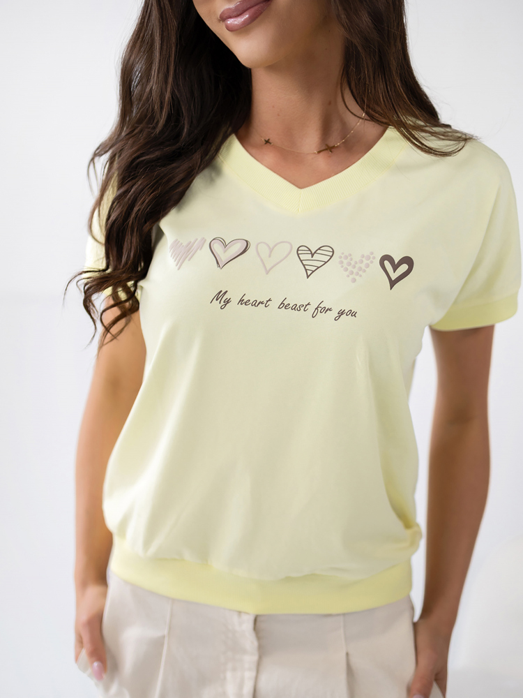 BLUSE TINNA GELBE